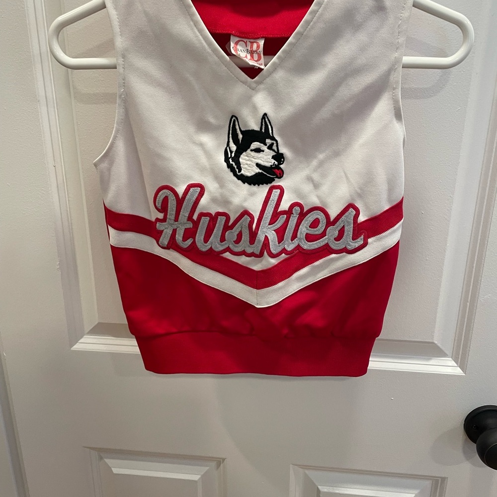 VINTAGE Huskies Cheerleader Top Northeastern University